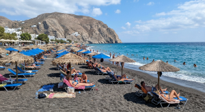 Białe Wybrzeże Santorini